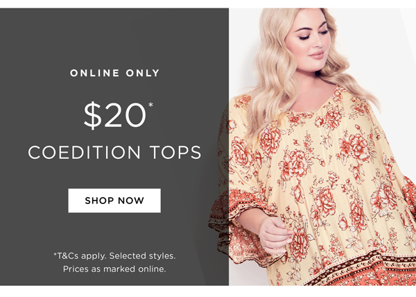 Shop Selected CoEdition Tops Now $20*