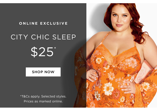 Shop Selected City Chic Sleep Now $25*