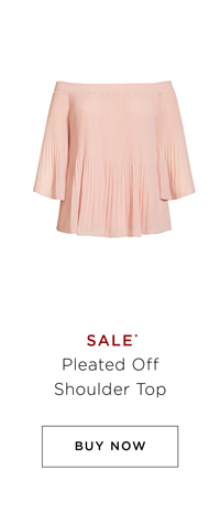 Shop the Pleated Off Shoulder Top
