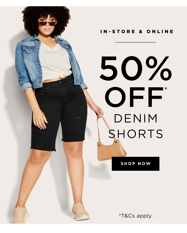 Shop 50% Off* Denim Shorts