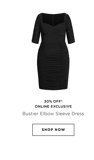 Shop the Bustier Elbow Sleeve Dress