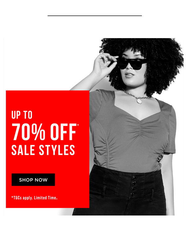 Shop Up to 70% Off* Sale Styles