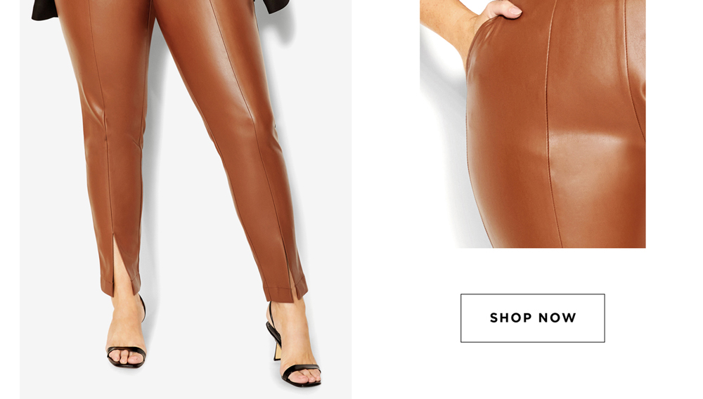 Sophia Split Pant in Ginger| Shop Now