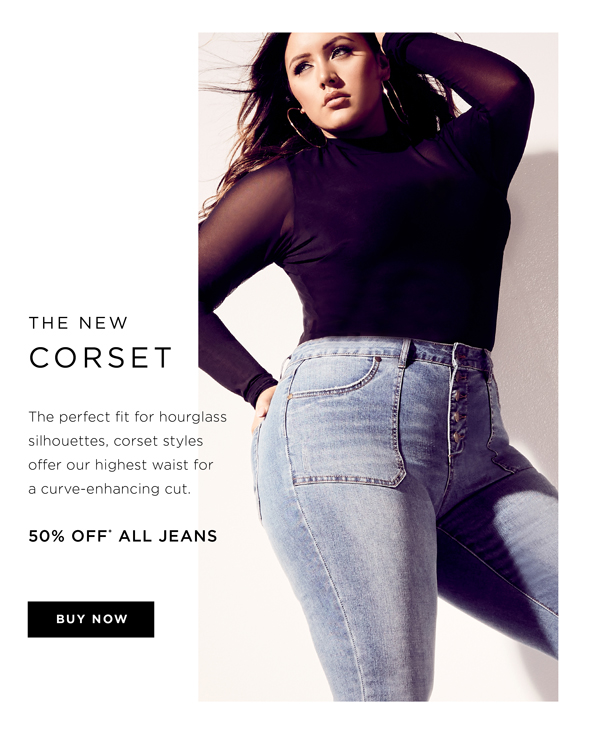 50% Off* Corset Jeans | Shop Now