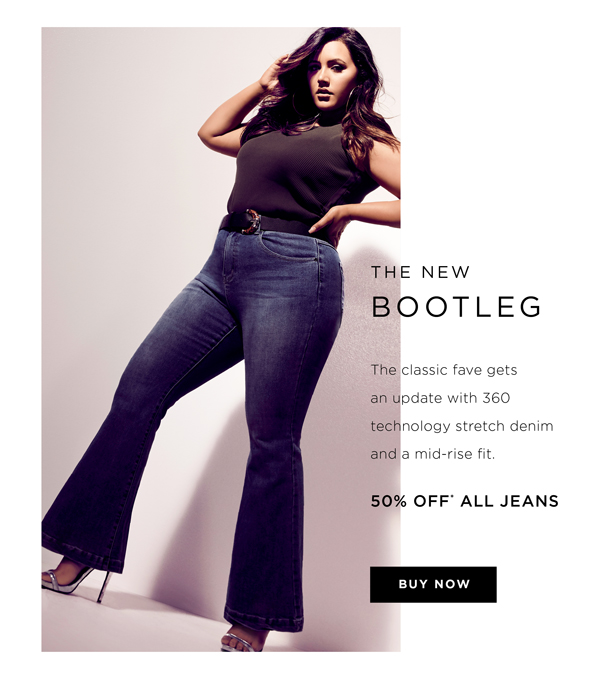 50% Off* Bootleg Jeans | Shop Now