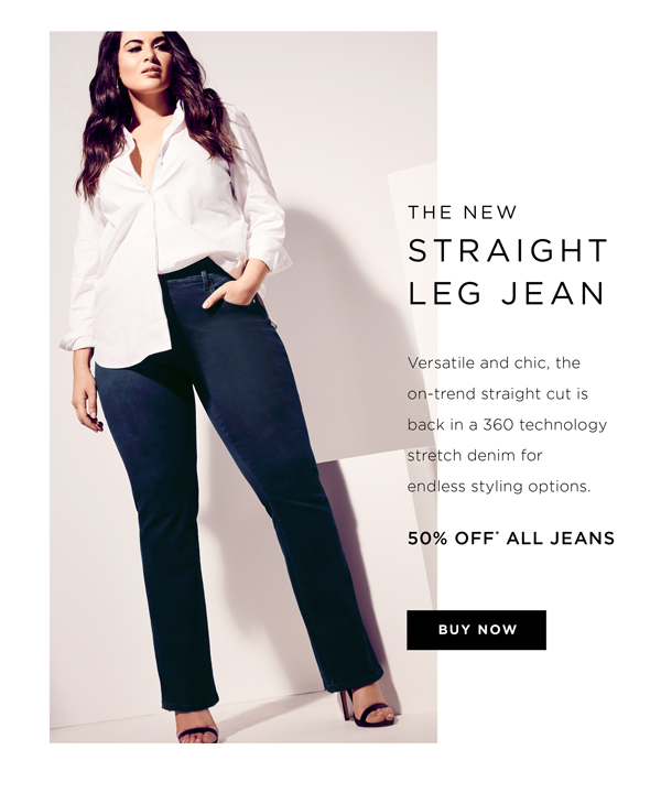 50% Off* Straight Leg Jeans | Shop Now
