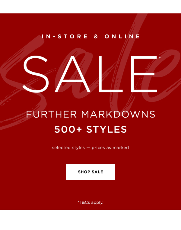 Shop Further Markdowns* Just Added to Sale