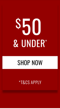 Shop $50 & Under* Sale Styles
