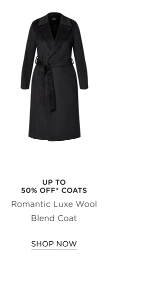 Romantic Luxe Wool Blend Coat | Shop Now