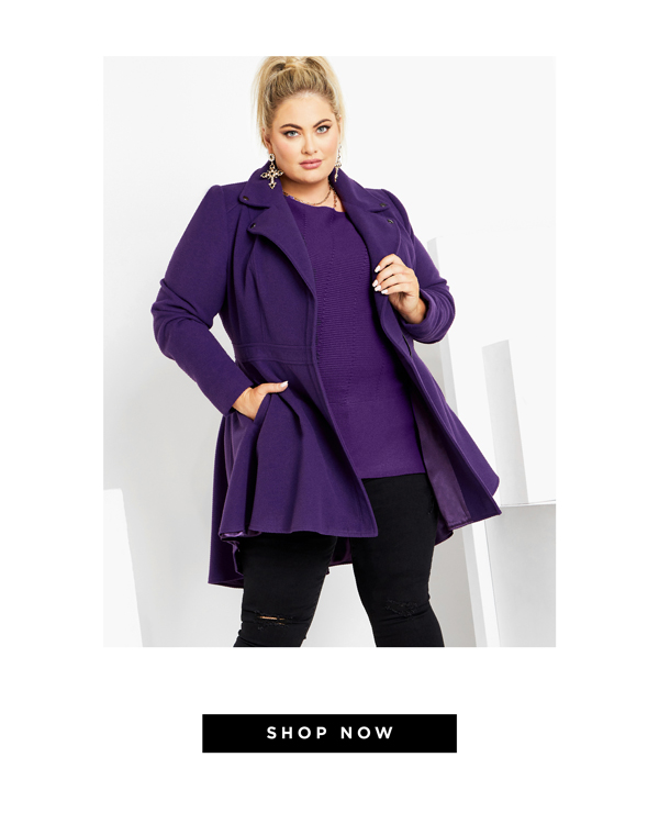 Hi Lo Frill Coat | Shop Now