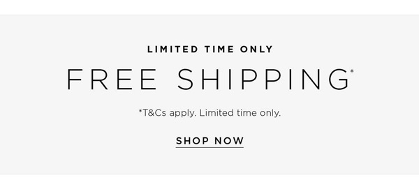 Limited Time Only | Free Shipping*