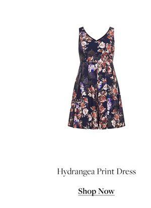 Shop Hydrangea Print Dress