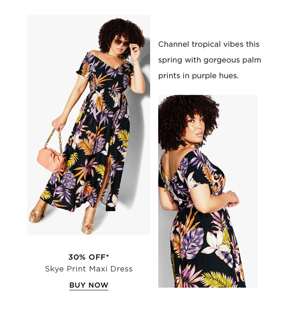 Shop Skye Print Maxi Dress