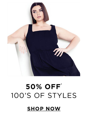 Shop 50% off* 100s of styles