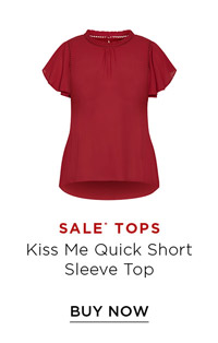 Kiss Me Quick Short Sleeve Top