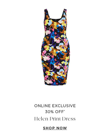 Shop Helen Print Dress