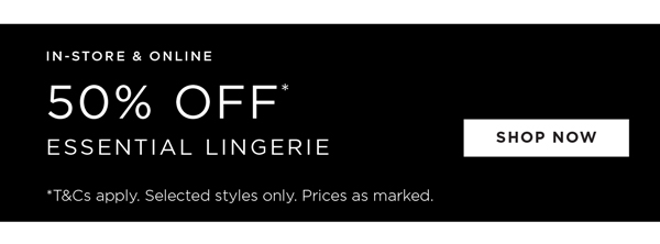 Shop lingerie