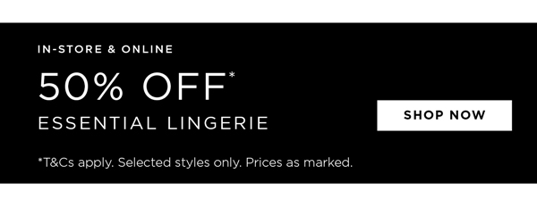 Shop lingerie