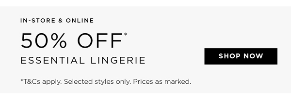 Shop lingerie