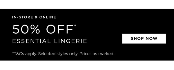 Shop lingerie