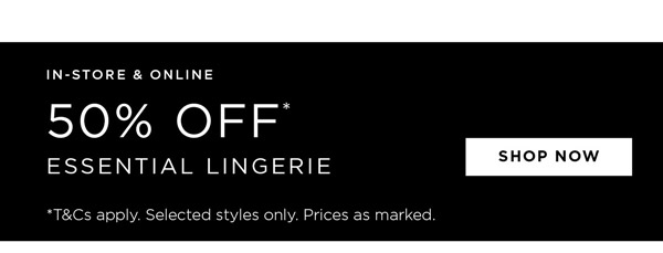 Shop lingerie