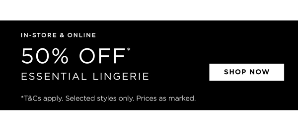 Shop lingerie