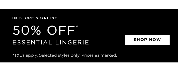 Shop lingerie