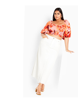 Poppie Print Top