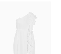 Izabela One Shoulder Ruffle Maxi Dress
