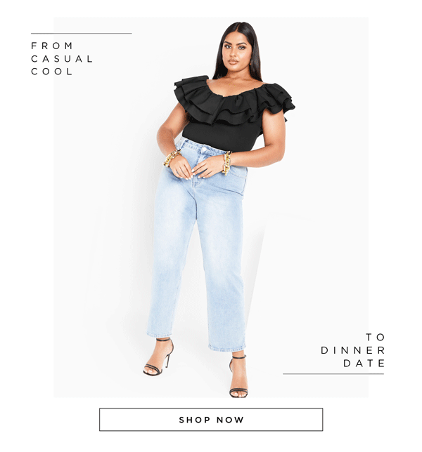 Frill Shoulder Bodysuit