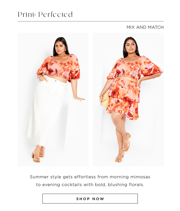 Poppie Print Top