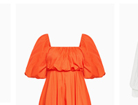 Rosabella Puff Sleeve Midi Dress