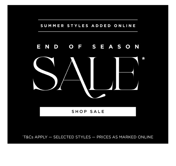 Shop End of Season Sale*