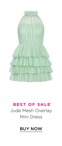 Shop the Jude Mesh Overlay Mini Dress
