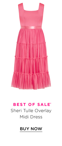 Shop the Sheri Tulle Overlay Midi Dress
