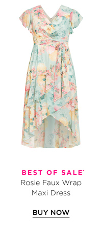 Shop the Rosie Faux Wrap Maxi Dress