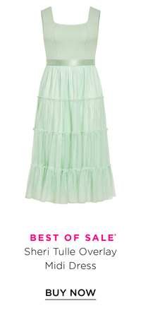 Shop the Sheri Tulle Overlay Midi Dress