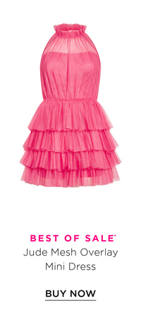 Shop the Jude Mesh Overlay Mini Dress