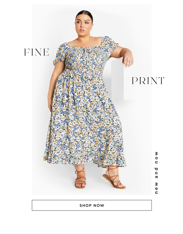 Shop the Emilee Ditsy Floral Maxi Dress