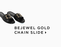 Shop the Bejewel Gold Chain Slide