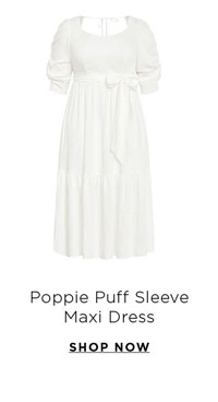 Shop Poppie Puff Sleeve Maxi Dress