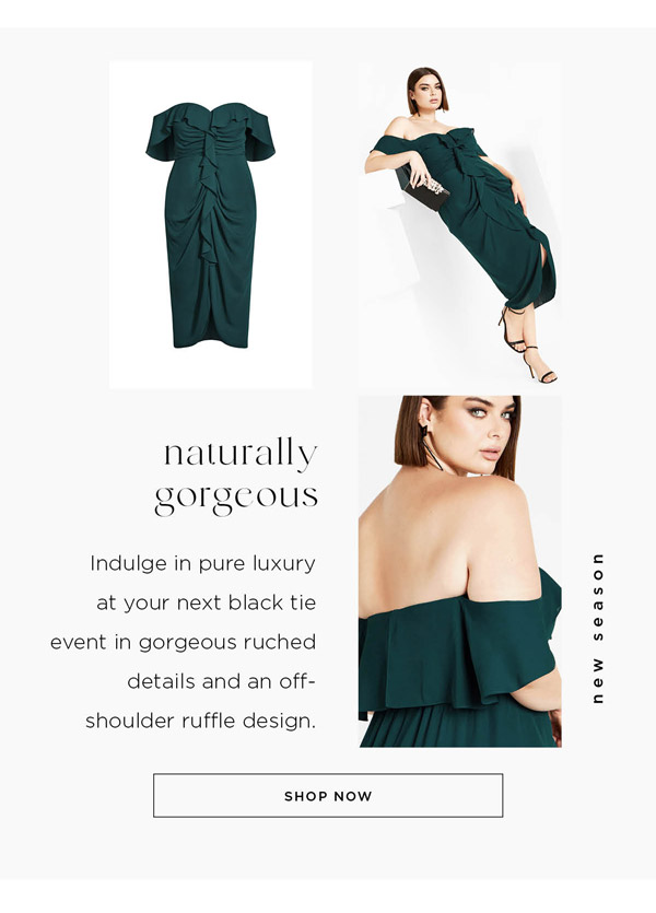 Shop Va Va Voom Off Shoulder Ruffle Dress