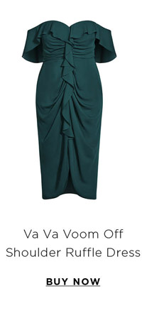 Shop Va Va Voom Off Shoulder Ruffle Dress