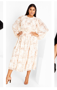 Shop Alison Long Sleeve Print Dress