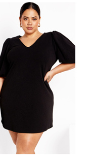 Shop Angie Puff Sleeve Dress