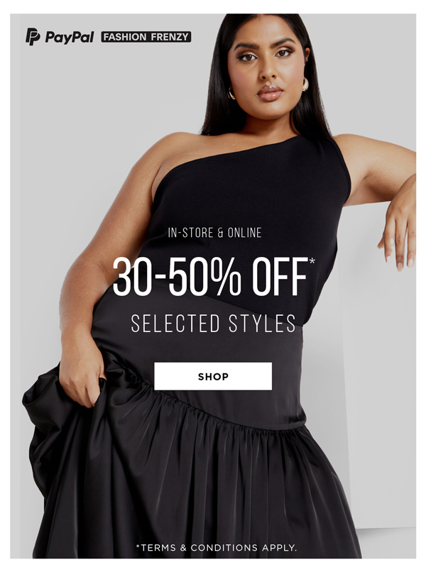 Shop 30-50% OFF*