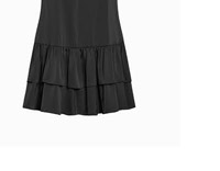 Halter Lylah Ruffle Mini Dress