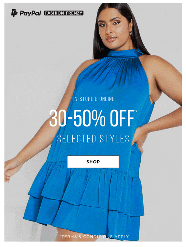 Shop 30-50% OFF*