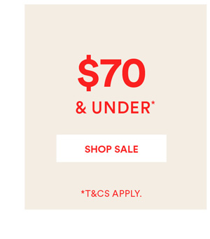 $70 & under* sale