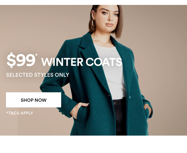 $99* Selected Coats FILTERS